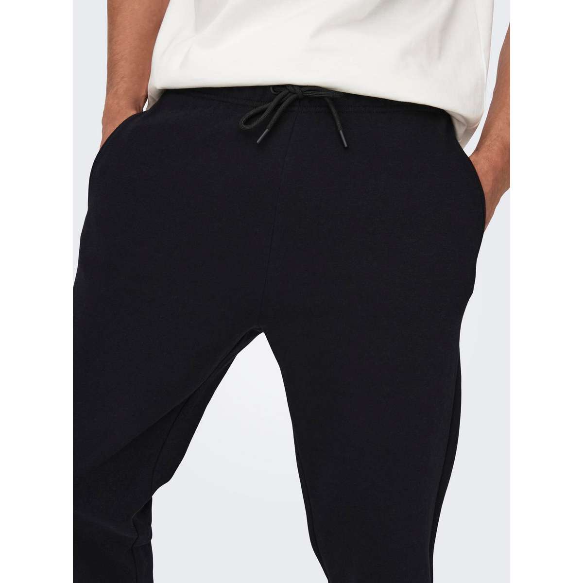 ONLY & SONS MEN΄S REGULAR FIT COTTON SWEATPANTS 22018686 BLACK